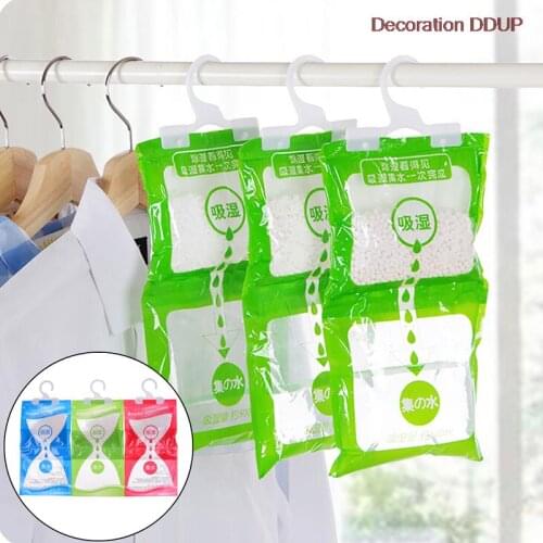 Hanging Wardrobe Hanging Moisture Bag Closet Cabinet Wardrobe Dehumidifier Drying Agent Hygroscopic Anti-Mold Desiccant Bags 1pc