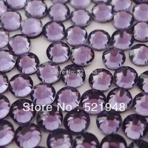 AAA Grade SS16(3.8~4.0mm) Violet Blue DMC Hotfix Rhinestones 1440 pcs iron on rhinestones
