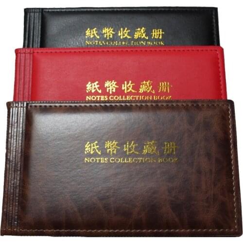CA12 BankNote Album 30 Pages Can Hold 60 BankNotes Notes Collection Book 3 Color