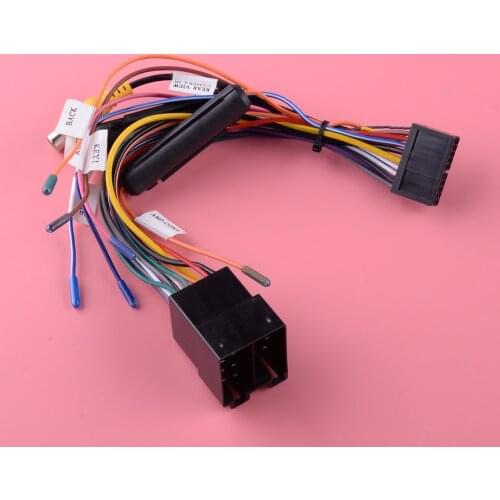 Android ISO Car Stereo Radio Wiring Harness Cable Connector Adapter Universal Accessories