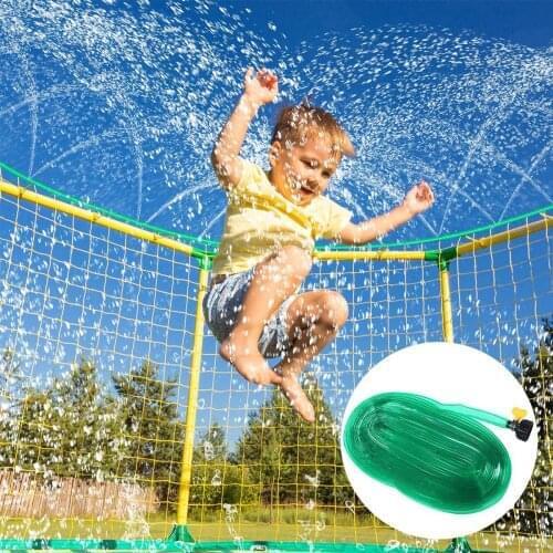 Trampoline Water Sprinkler Summer Outdoor Garden Water Game Sprinkler Fun Water Games Party Toy for Kids Park Accessories