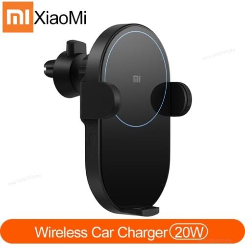 Xiaomi mijia 20W Max Qi Wireless Car Charger WCJ02ZM with Intelligent Infrared Sensor Fast Charging Car Phone Holder shipping
