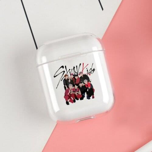 Stray kids Kpop Soft TPU Case For Apple Airpods 1/2 Protective Cases Bluetooth Wireless Earphone Cover