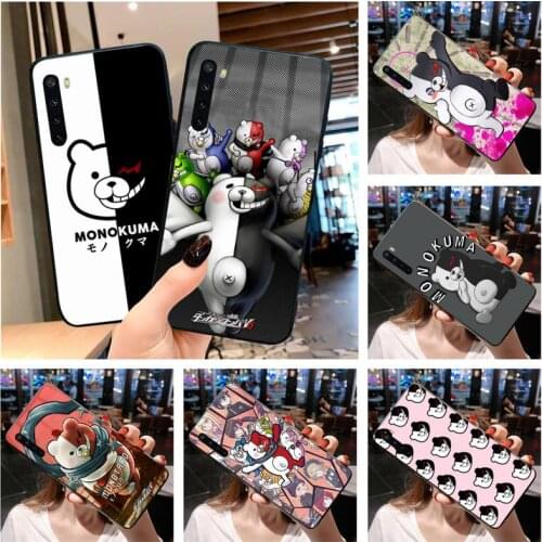 Cute Kumamon Danganronpa Monokuma Phone Case For OPPO Realme 6 Pro XT Realme C3 5 Pro C2 RENO2-Z A11X