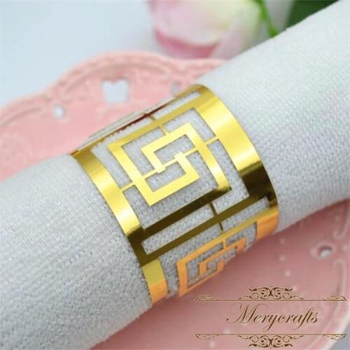 Halloween decorations best selling christmas items gold napkin ring