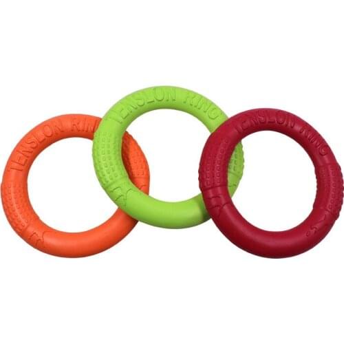 Pet Flying Discs EVA Dog Training Ring Puller Resistant Bite Floating Toy Puppy Outdoor Interactive Game Playing Products Supply
