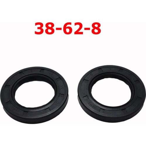 Oil seal 38-62-8 For Nitrile Covered Double Lip With Garter Free Shipping