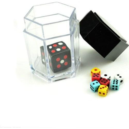 New Funny Magic Tricks Colorful Bomb Dice 1 change 8 Dices Magic Props Easy to do Amazing Toys