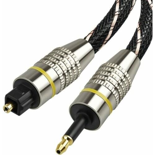 Digital Sound Toslink to Mini Toslink Cable 3.5mm SPDIF Optical Cable 5M