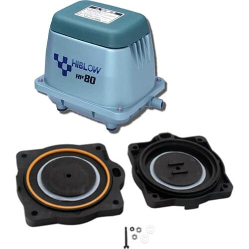 2Pcs Air Pump Diaphragm Rebuild Repair Kit For Hiblow HP-80 HP-60 Linear Septic Air Pump