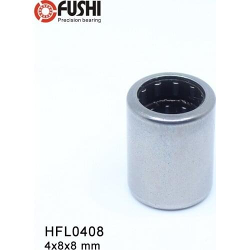 HFL0408 Bearing 4*8*8 mm ( 10 PCS ) Drawn Cup Needle Roller Clutch FCB-4 HFL-040808 Needle Bearing