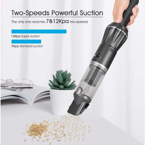 Pro Handheld Vacuum Cordless 12KPa, 1.1LB Lightweight Hand Vacuum Cleaner with Upgraded Brushless Motor & Single Touch Empty
