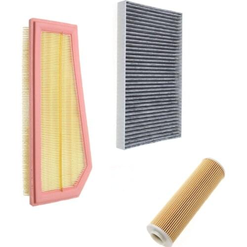 Cabin Filter+air Filter+oil Filter 3pcs for Mercedes Benz Slk R172 200 250 Convertible 2011-2019 Model Filter Set
