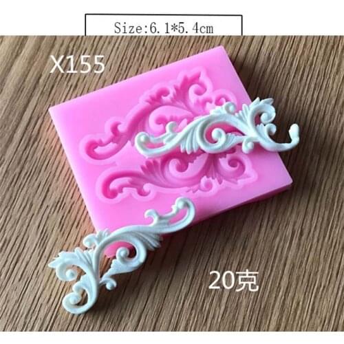 Retro DIY Lace Pattern Vine Border Silicone Cake Mold Cake Decorating Tools