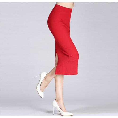 Юбки-карандаши с разрезом Swokii China At AliExpress