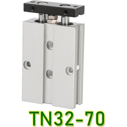 TN TDA Series TN 32*70 dual Rod Pneumatic Air Cylinder guide pneumatic cylinder TN32-70 TN 32-70 tn32*70 tn32x70