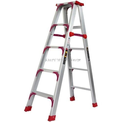 Miter Ladder Household Aluminum Alloy Thickened 2m Multi-functional Indoor Folding Telescopic Lift Double-sided Engineering Buil