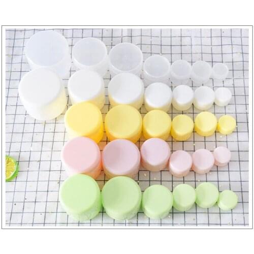 10/20/30/50g Refillable Bottles Empty Makeup Jar Eye Face Cream/lotion/cosmetic Container Travel Accessories 5colors Round Shape