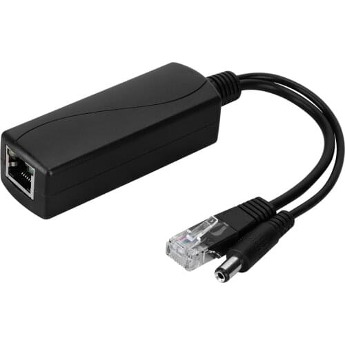 48V To 12V POE Connectors Adapter Cable Splitter Injector Power Supply For Huawei Hikvision Standard Anti-Dropping POE Splitter