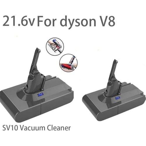 NEW 12800mAh 21.6V Battery For Dyson V8 Battery for Dyson V8 Absolute /Fluffy/Animal/ Li-ion Vacuum Cleaner rechargeable Battery