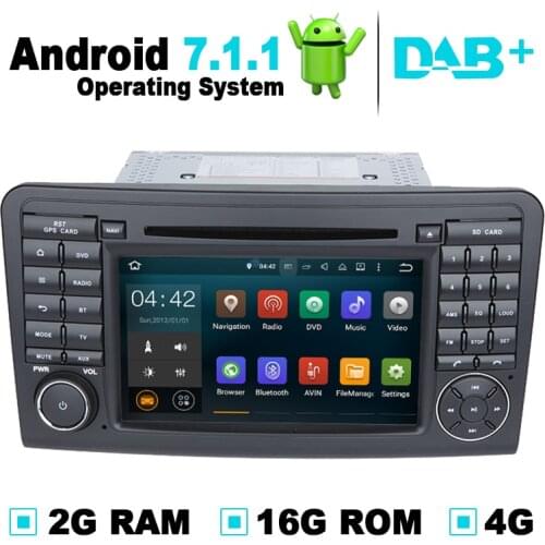 Android 7.1 Car DVD Player Stereo Media GPS Navigation for Mercedes ML W164,For Mercedes Benz GL320 GL350 GL420 GL450 GL500 X164