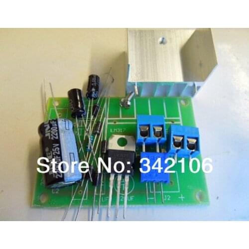 Free Shipping!!! 5pcs LM317 adjustable power supply board / with rectified AC DC input / regulator board DIY kit module sensor