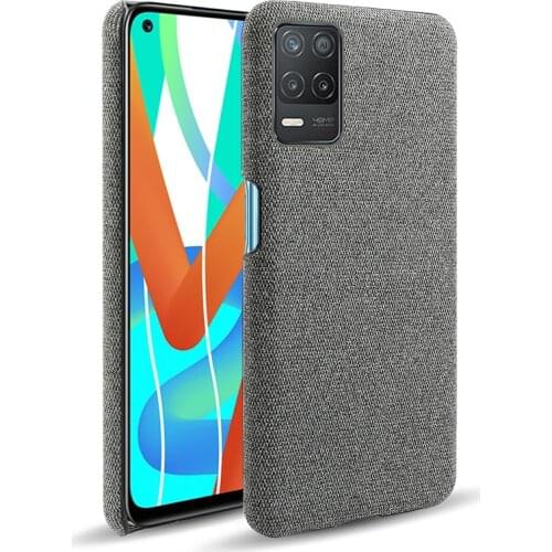 For Realme 8 5G Case High Quality Fabric Fashion Case Felt Cloth Matte Slim Cover For Realme V13 5G Protective Shell
