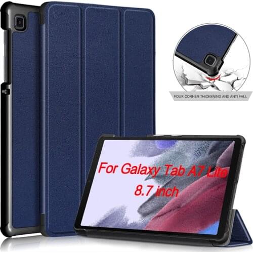 Case For Samsung Galaxy Tab A7 Lite 8.7 Tablet Case SM-T220/T225 Tri-fold Stand Cover For Galaxy Tab A7 Lite 8.7 2021 Case Shell