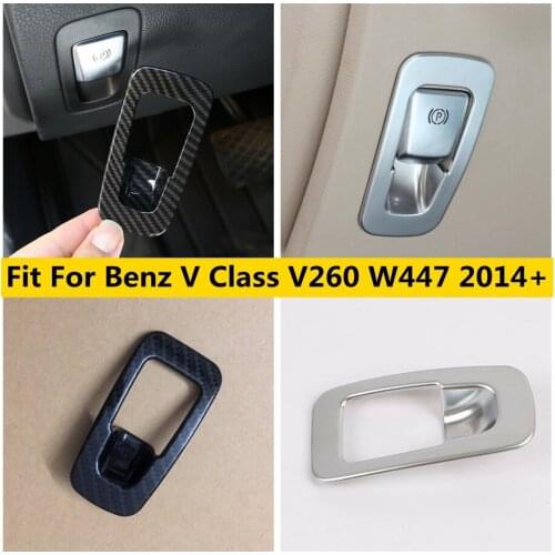 Yimaautotrims Electrical Parking Handbrake Hand Cover Trim For Mercedes-Benz V Class V260 W447 2014 - 2018 Interior Mouldings