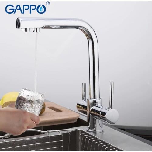 GAPPO Kitchen Faucet water filter tap kitchen sink faucet water mixer crane kitchen tap torneira with filtered water Brass Mixer