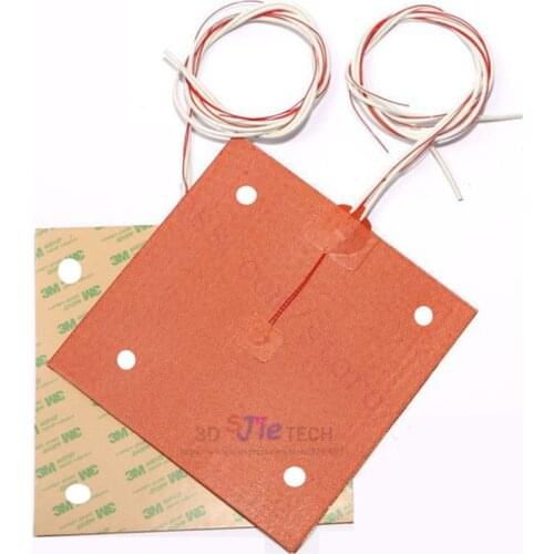 SWMAKER Ender-3s Flexible 235x235mm Silicone Heater 24V/110V/220V 500W Heated Bed Build Plate for Creality Ender-3 3D Printer