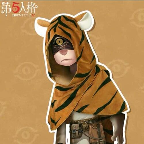Identity V Original Survivor Eli Clark Seer cloak tiger hooded cape Officia Game Be cosplay limited cute cos gift