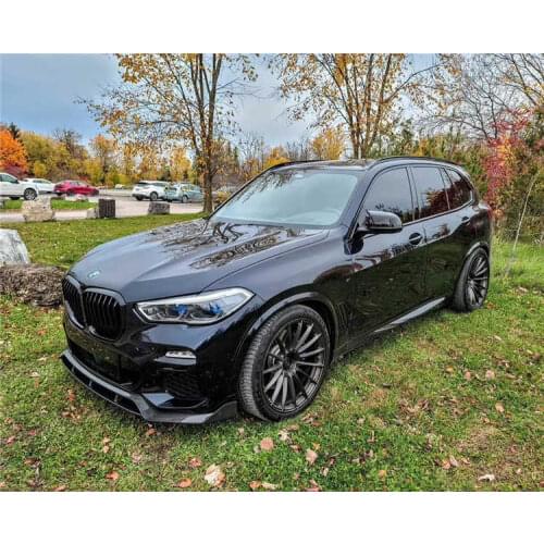 Suit For New the w X5 G05 Modified Bla Warrior Small Surround Carbon Fiber Front Side Skirt and Rear Lip Tail