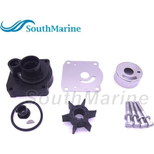 Boat Motor 61N-W0078-11 61N-W0078-13 Water Pump Repair Kit with Housing for 25HP Outboard Engine, 18-3432 Sierra Marine