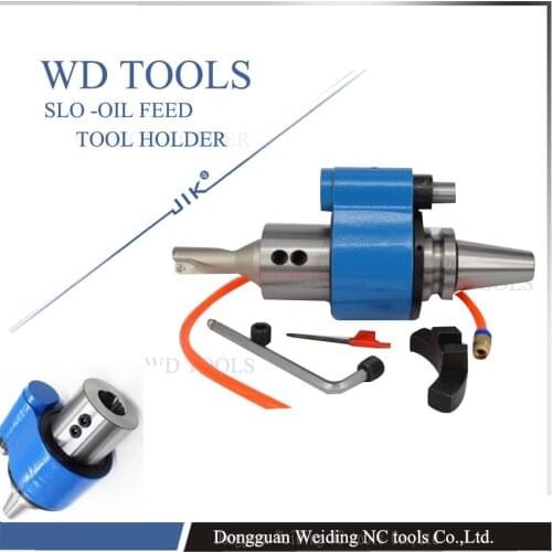 Set BT40-SLO32-165 holder reducing sleeve position block SLO ERO Coolant feeding Oil hole shank holder for CNC drilling