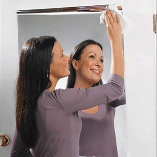 50cm*100cm Self Adhesive Stickers Film Mirror Creative High Quality Mirrors Foil Wall Stickers Removable Paste Christmas Decors