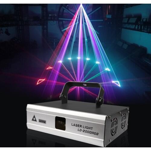 3W RGB Animation Laser Light Full Color Stage 3D Laser High Brightness Laser Beam Pattern Laser Light