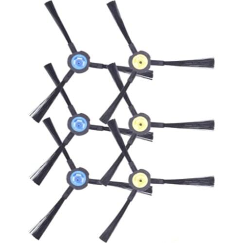 Robot Vacuum Cleaner Side Brush, for ILIFE V8 V8S X750 A7 X800 X785 V80 Robotic Vacuum Cleaner Parts Accessories(6 PCS)