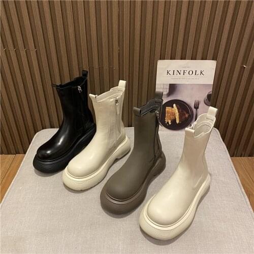 Women Anklet Boots Round Toe Thick Sole Jason.martins Snow Boots for Woman Winter Female Keep Warm Botas De Mujer
