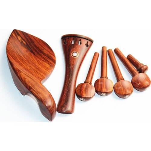 1 set of high quality red sandalwood violin accessories 4/4 full size, violin accessories