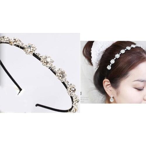 1 Yard Pearl And Rhinestone Banding Trim Clothes Bag Sweater Sewing Supplies