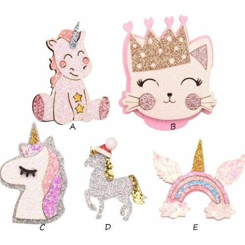 10PCS Boutique Hair Bows No Clip Butterfly Cute Girl Accessories for Headwrap DIY Hair Accessories for Kids