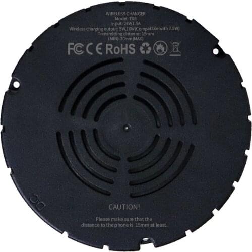 T08 Fast Wireless Charger For Mobile Phone Long Range 5-30mm Qi Furniture Universal Modification