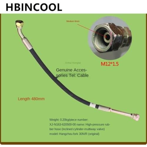 For Forklift parts Forklift Truck High Pressure Hose Tilt Cylinder-Multi-way Valve I6-D480 Hangzhou Forklift 30N/R Original