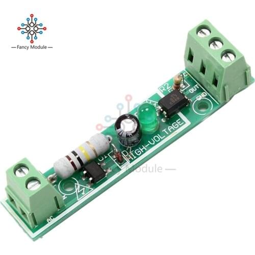 1-Bit AC 220V Optocoupler Isolation Module Voltage Detect Board Adaptive For PLC Isolamento Fotoaccoppiatore Module