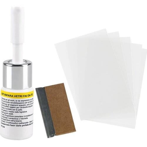 Car Window Cracked Glass Repair Recover Kit Windshield DIY-Tools