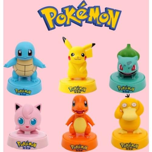 Pokemon Figures In The Room In The Car Kawaii Pikachu Charmander Squirtle High-Quality Exquisite Appearance Anime Gifts