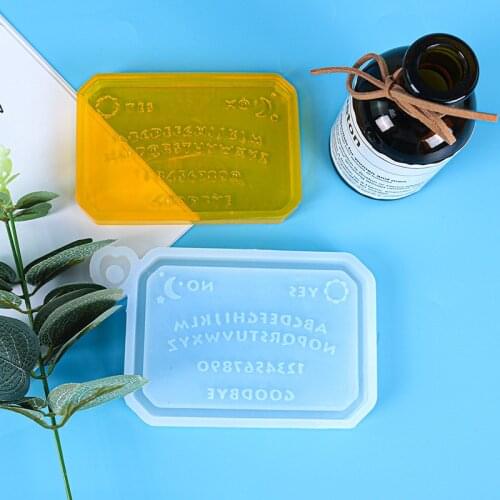 DIY Epoxy Resin Mold Jewlry Tool Divination Storage Box Jewelry Accessories Handcraft Tray Mold