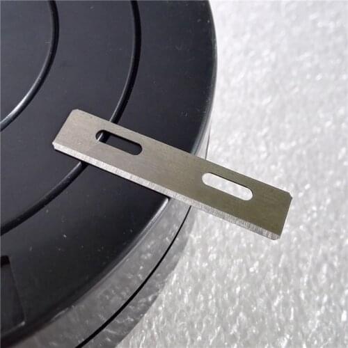 10PCS Stainless Steel Replacement Blades Fits Leather Thinning Knife For Skiver Safety Strander Lace Maker Tool Leathercraft