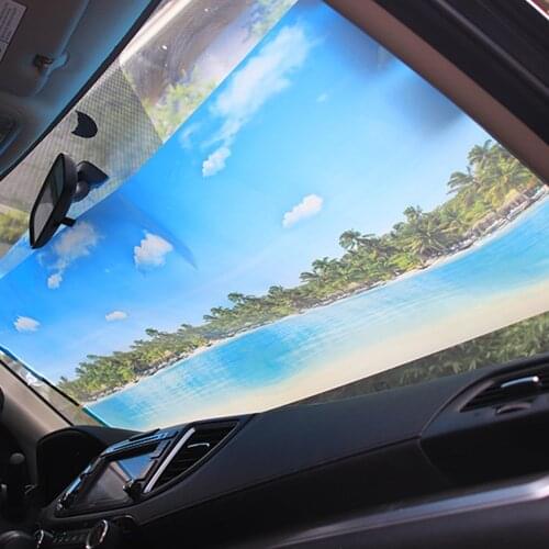 Car Sun Shade UV Protection Car Curtain Automatic Retractable Car Window Sunshade Side Window Sun Visor Summer Protection